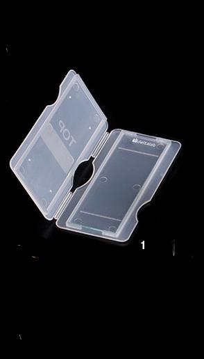 Контейнер для предметних скелець для зберігання і транспортування розміром 80х40х6 мм, ПП, для одного предметного скла